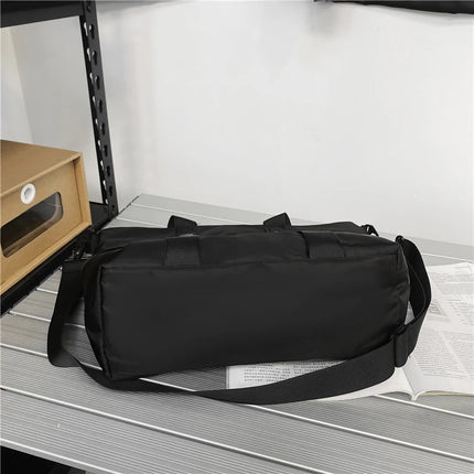 Waterproof Women Travel Handbag Large Capacity Ladies Messenger Bag Solid Color Female Crossbody Nylon Shoulder Bag Women