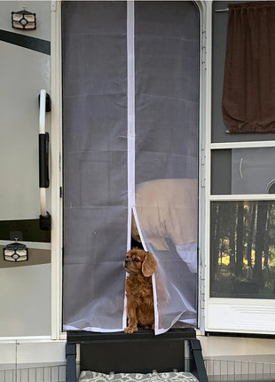 Magnetic Door Screen Mosquito Net  Insect Curtain Fly Insect White Auto Closing Invisible Mesh For Kitchen indoor living room