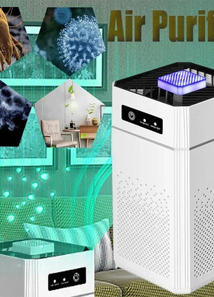 Air Purifier Smoke Odor Negative Ion Generator Protable Air Cleaner Household USB Free Shipping HEPA Replaceable Filter Choosen