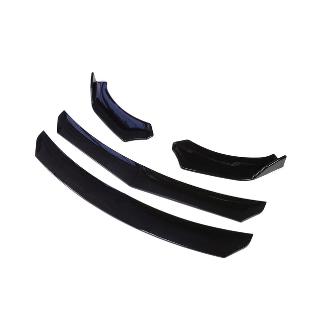 Car Front Bumper Lip Body Kit Spoiler Splitter Diffuser 4PCS Adjustable Universal Carbon Fiber Canard Splitter For BMW For Honda