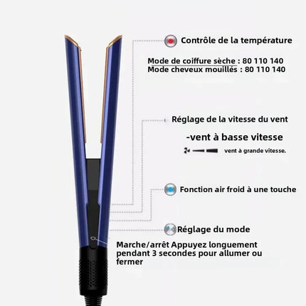 2-in-1 Hair Straightener and Dryer Combo