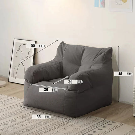Bean Bag Sofa Double Seat Reclinable Soft Comfortable Sofa Balcony Bedroom