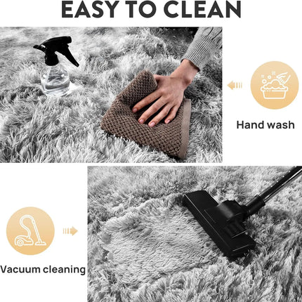 Lightweight, Soft and Comfortable Modern and Simple Style Silk - Wool Living Room and Bedside Mats