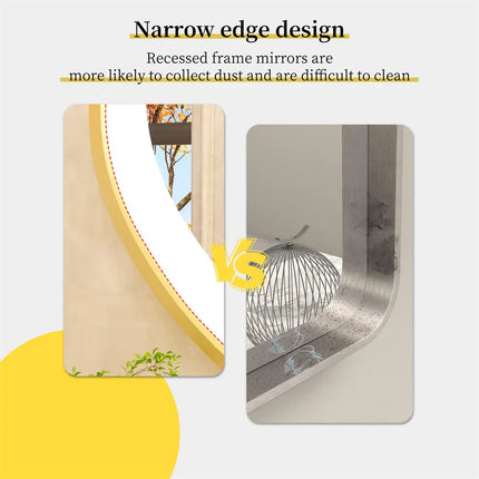 LUVODI Luxury Oval Led Illuminated Bathroom Mirror Gold Aluminum Frame with Demister Pad