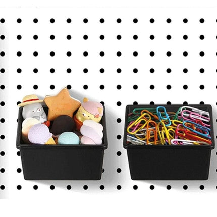 Convenient Pegboard Box Peg Board Organizer Basket for Workshop and Garage Practical Nails and Screws Storage Solution best sale