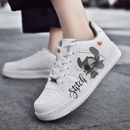 Stitch Shoes Men Women Design personality Casual Shoes Male Platform