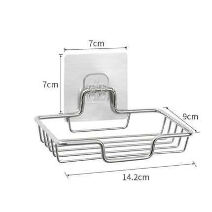 Wall Mounted Soap Rack Wall Mounted Soap Holder Stainless Steel Self Adhesive Soap Rack Wall Mounted