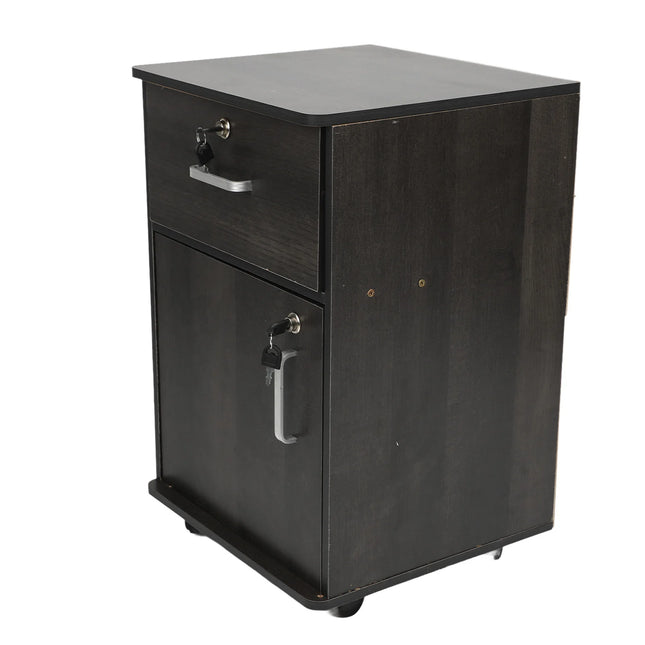 Mobile File Cabinet Multiple Drawers Sturdy Under Desk Rolling File Cabinet with Locks Wheels for Home Office