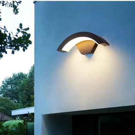 24W LED Wall Sconces Modern Outdoor,Warm White 3000K LED Wall Lamp,Waterproof IP65,Aluminum Exterior Wall Light for Terrace