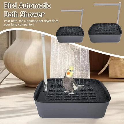 New Automatic Parrot Bird Bath Tub USB Electric Pet Circulating Water Bathtub Bird Bathtub Shower Fountain Pet Supplies