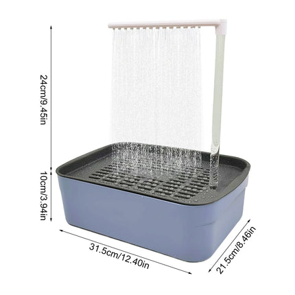 Parrot Automatic Bathtub Bird Bath Circulating Water Shower Parrot Circulation Shower Pet Bird Bathtub Bird Cleaning Bath Tub