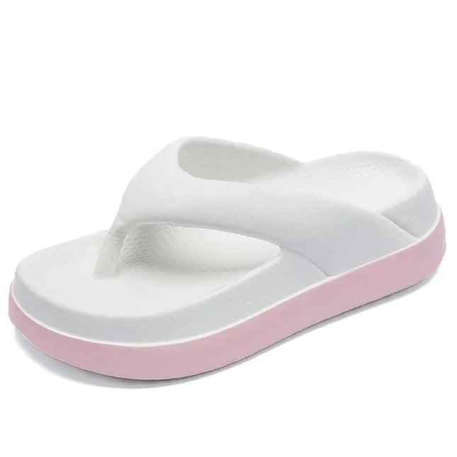 Woman flip flops Popular Design Shoes 2024 trend Casual Platform Sandals non-slip Outdoor.