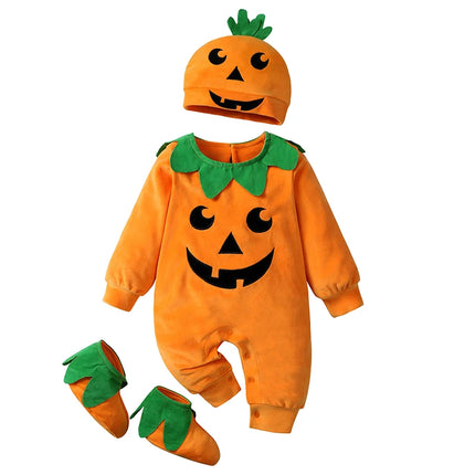 Baby Girls Boys Halloween Costume Sets Long Sleeve Cosplay jumpsuit