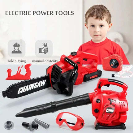 Large Size Children Electronic Chainsaw Kids Play Tools Pretend Play Tool Kits