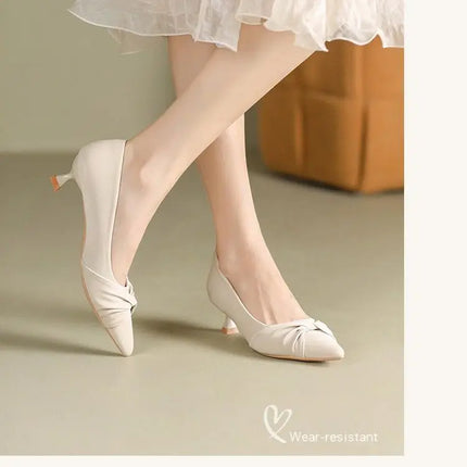 Ladies Summer Footwear with Heel Shoes for Women 2024 Green Office Medium Heels Moccasins Elegant Dress on Offer E Fashion Y2k A