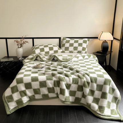 warm blanket coral velvet blanket, milk velvet long velvet light luxury blanket blanket