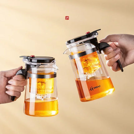 Tea Pot One-button Filtering Tea Separation Kettle Tea Coffee Maker