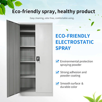 for Metal cabinet storage 2 door file cabinet with swing door 2 door steel filing cabinet office furniture office cupboard