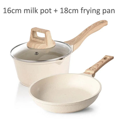 Non-Stick Frying Pan Set Maifan Stone Kitchen