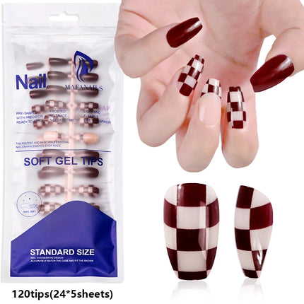 100Pcs Light Pink Press on Nails Short Medium Square
