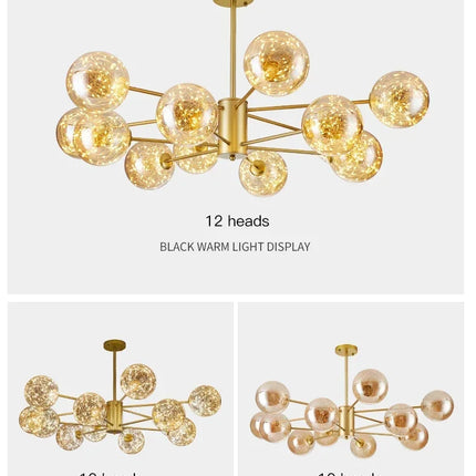 LED Chandeliers For Living Room Bedroom Decoration