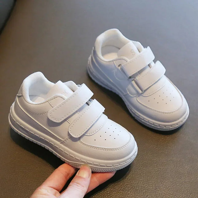 Children's Sneakers Fashion Boys Girls White School Tennis Shoes