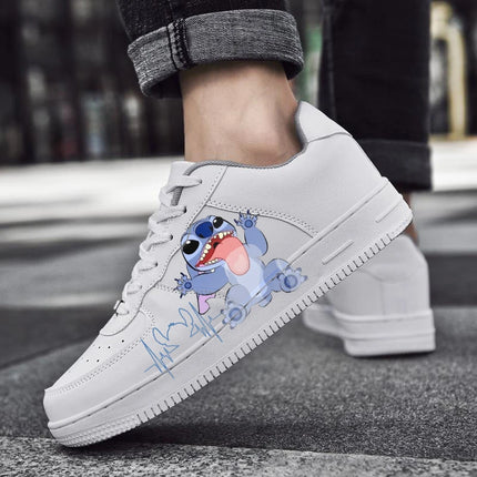 Stitch Shoes Men Women Design personality Casual Shoes Male Platform