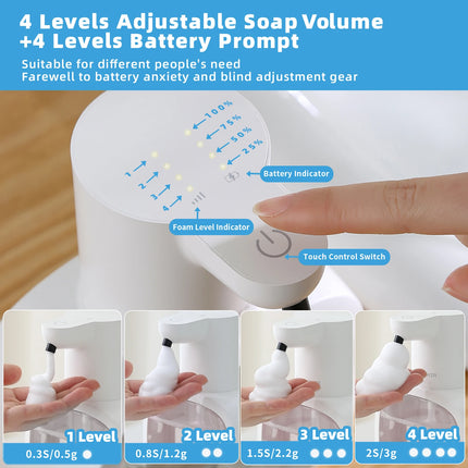 New Wall Mounted Automatic Soap Dispenser Foam Smart Hand Washing