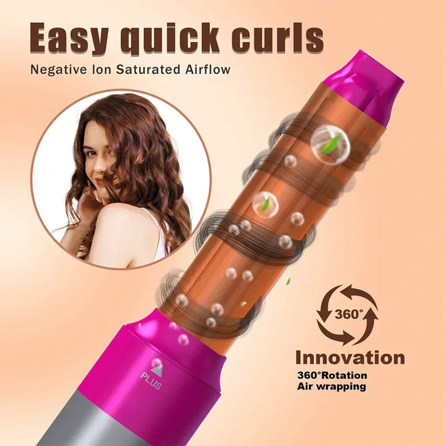 5 in 1 Hairdryer Multi-function hair straightener