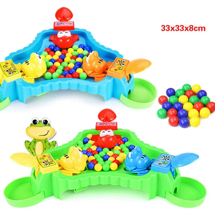 Greedy Frog Eating Bean Toy Frog Snatching Bean Children's Interactive Puzzle Toy