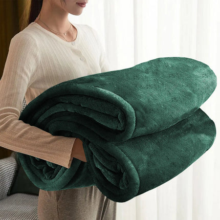 Fleece Blanket Throw Lightweight Plush Fuzzy Cozy Soft Blankets and Throws