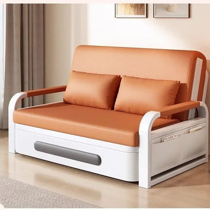 Fresh foldable home sofa fold bed