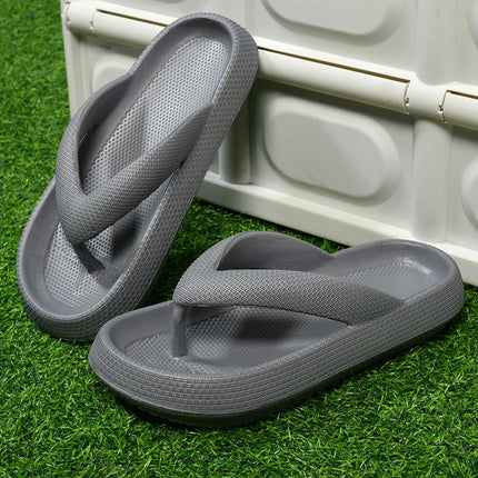 MAEDEF 2024 Flip Flops Men and Women Summer Anti-skid Outdoor Casual Light Beach Sandals Thick Platform House Bathroom Slippers