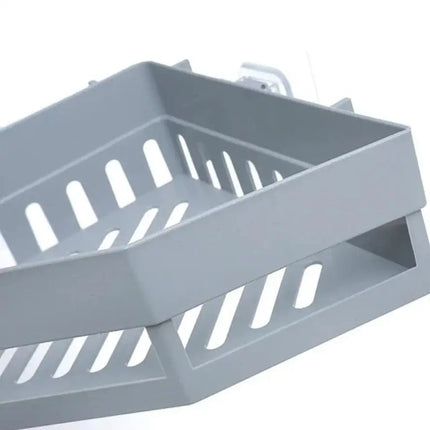 Bathroom Shelf Punch-free Wall Mounted Shampoo Storage Rack For Holder Square Aluminum Bath