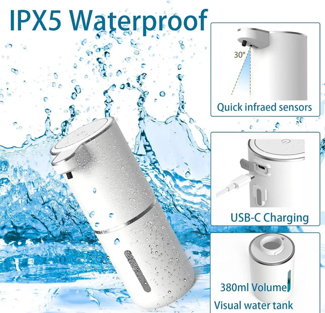 Intelligent Induction Hand Washer, Automatic Liquid/Foma Soap Dispenser