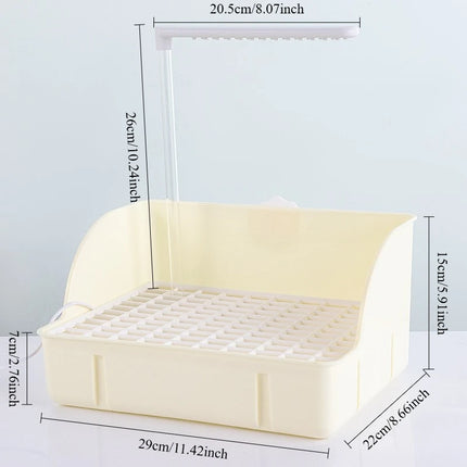 Bird electric bathing basin rain basin automatic circulating water for budgerigars peony cockatiels and sun conures
