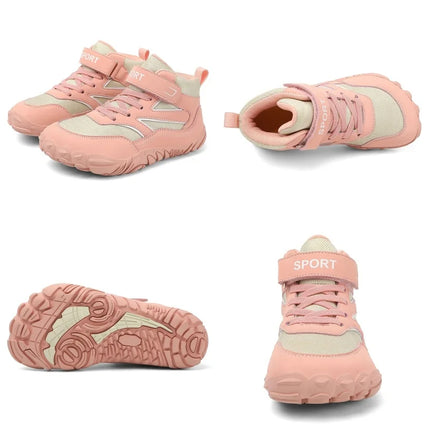 Little/Big Kid Wide High Top Barefoot Shoest Sneakers for Boys/Girls