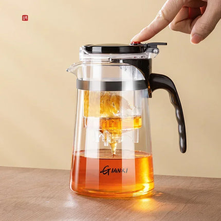 Tea Pot One-button Filtering Tea Separation Kettle Tea Coffee Maker