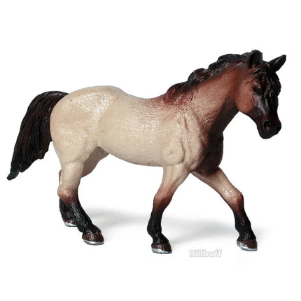 DIY Horse Race Model Horseman Farm Animal Figurines Action & Toy Figures ABS Emulation Toys for Children Christmas Birthday Gift