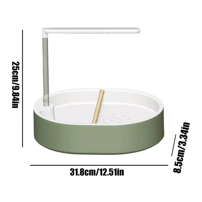 Parrot Automatic Shower Pet Bird Bath Cage Basin USB Electric Circulating Water Bird Bathtub for Lovebird Cockatiel Birds Toy