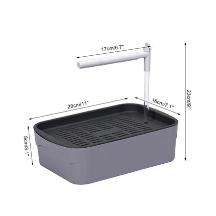 Automatic Parrot Bird Bath Tube Parrot Shower Electric Circulating Faucet Pet Bird Shower Parakeet Bathing Fountain