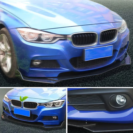 5PCS Adjustable ABS Front Universal Bumper Separator Body Kit Duck Lip Splitter For Volkswagen For BMW For Audi For Honda