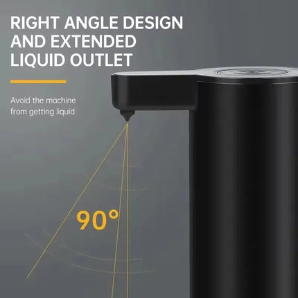 Automatic Sensor Soap Dispenser Black Bathroom Accessories Wireless Liquid Soap Dispensers