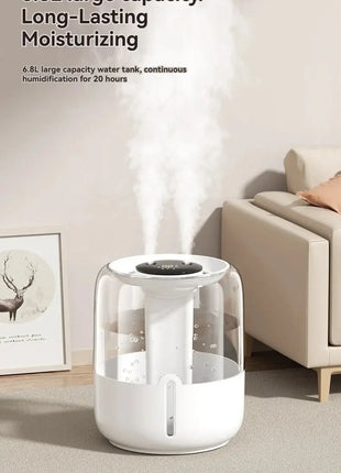 Xiaomi MIJIA 6.8L Large Capacity Humidifier USB Dual Mist For Home Dormitory Office Bedroom Desktop Night Light