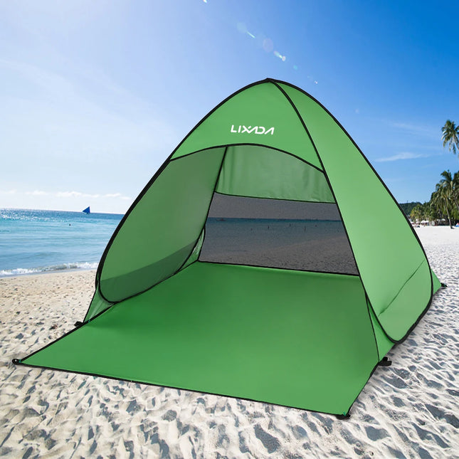 Automatic Instant Pop Up Beach Tent Lightweight Outdoor UV Protection Camping Fishing Tent Cabana Sun Shelter