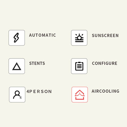 Outdoor Self-driving Travel Camping Tent Automatic Quick-opening Tent Portable Rainproof Sunshine-proof Tent Fishing Hiking Suns