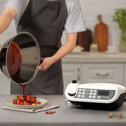 Intelligent cooking robot Large capacity household kitchen Multifunctional cooking machine No oil fume Automatic cooking pot