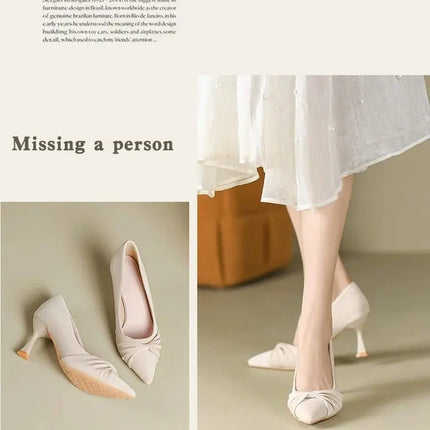 Ladies Summer Footwear with Heel Shoes for Women 2024 Green Office Medium Heels Moccasins Elegant Dress on Offer E Fashion Y2k A