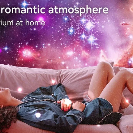 LED Night Light Galaxy Projector Starry Sky Projector 360° Rotate Planetarium Night Lamp For Room Decorative Children Kids Gift