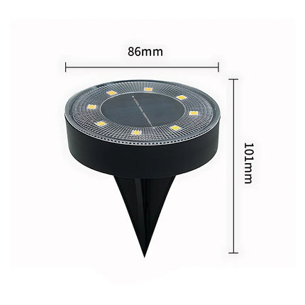 LED Outdoor Solar Power Ground Light IP68 Waterproof Lighting Control Path Deck Lights